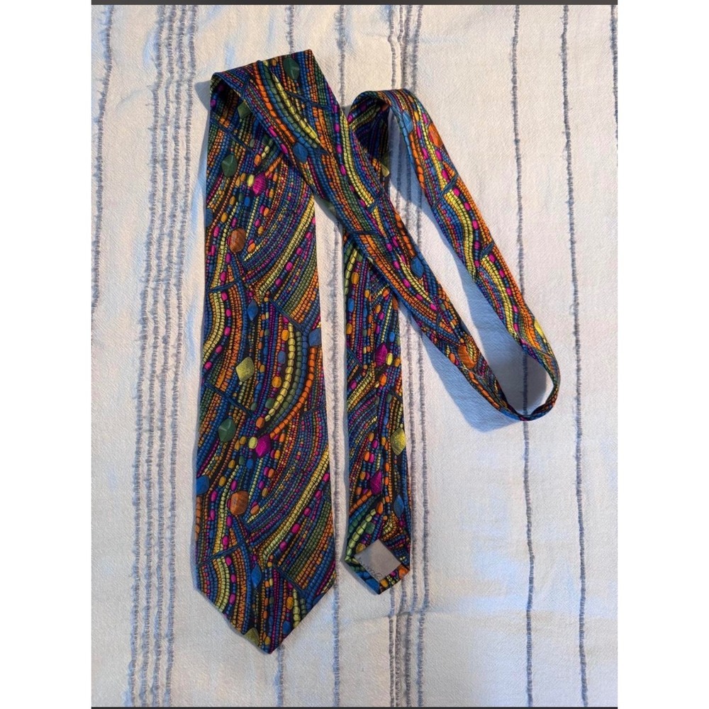 Vintage MultiColor Brioni Tie